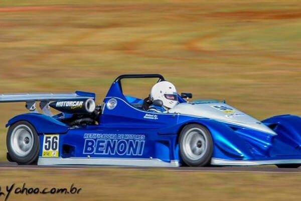 F4F Formula For Fun Race Team Equipe de Automobilismo Protótipo PW1 Spyder Lateral